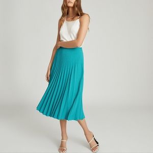 NWT REISS | Pleated Midi Skirt